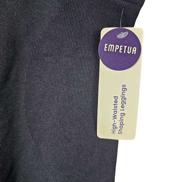 Empetua High-Waisted Shaping Leggings Black NWT Plus Size 3XL - Picture 2 of 11